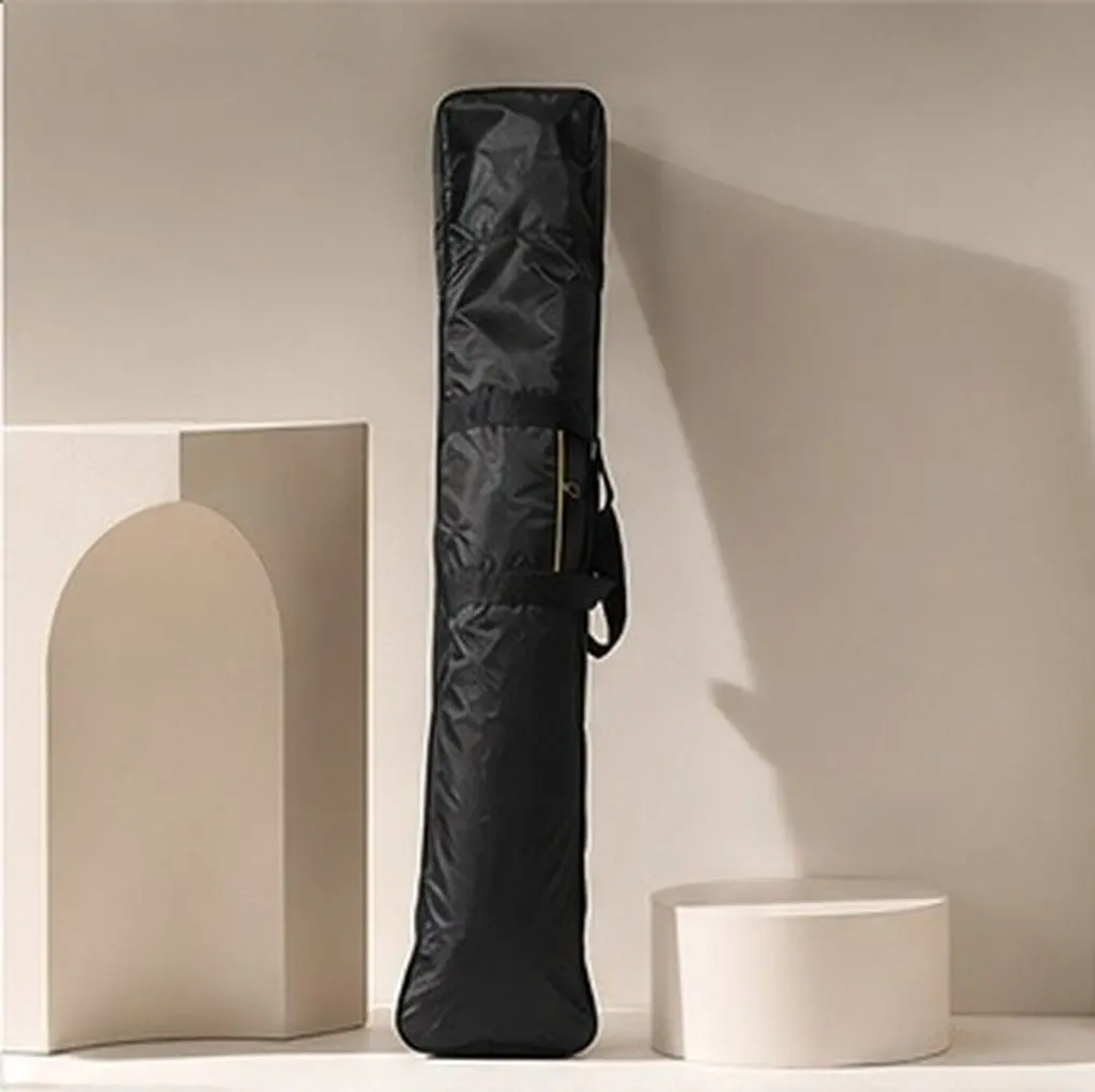 Black Canvas Erhu Bag Shockproof Padded Instrument Carrier for Erhu Zhonghu Quhu Spacious Interior Multiple Carry