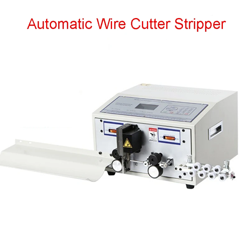 

Automatic Wire Stripping Peeling Cutting Machine SWT508C Computer Cable Crimping and Peeling Cutter Stripper