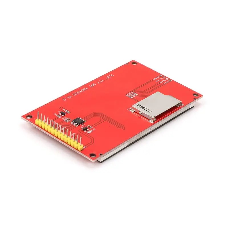 Módulo Serial de pantalla LCD TFT SPI de 3,5 pulgadas, 480x320, con Panel táctil, IC ILI9488, piezas de repuesto digitales