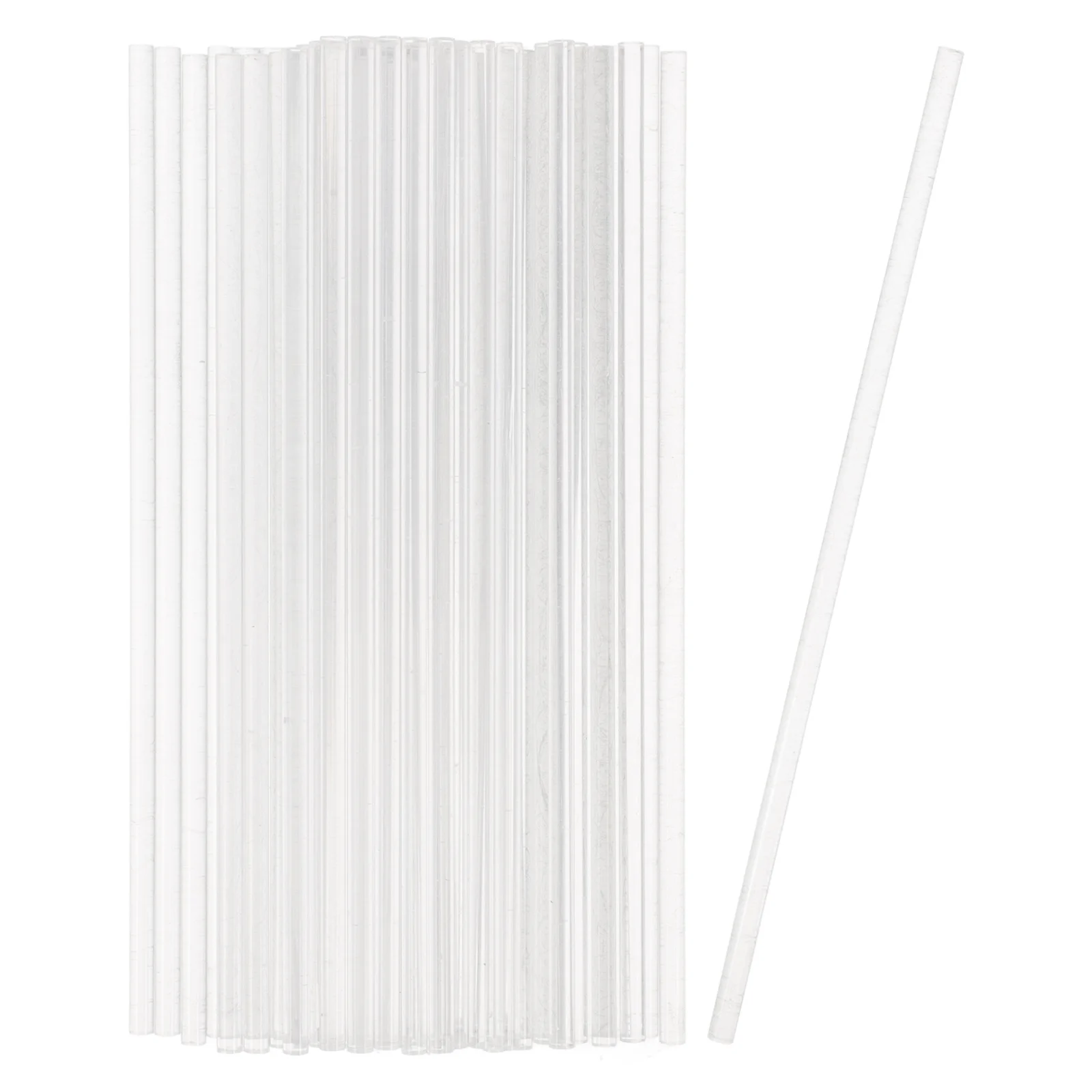 

50Pcs Acrylic Candy Sticks Clear DIY Lollipop Bars Chocolate Cake Pops Making Supplies Acrylic Sticks Sugar DIY Bars