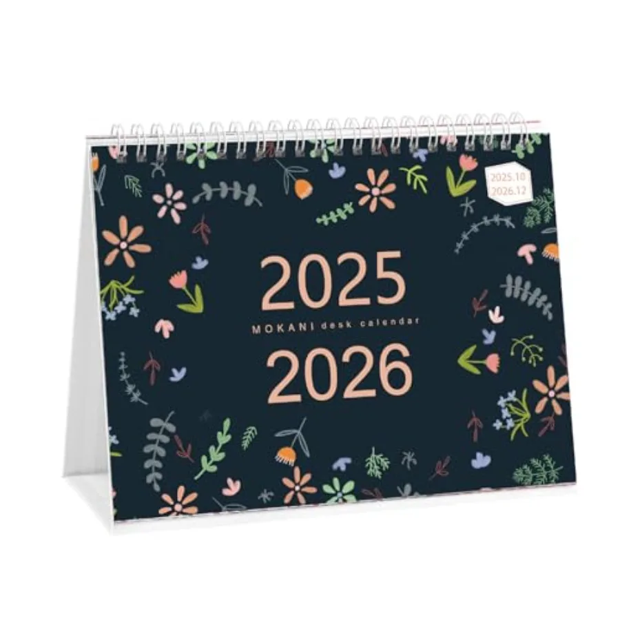 

Desk Calendar 2026 Monthly Desktop Calendar Oct. 2025 Dec. 2026 10" x 8.25" Sng Flip Calendar with Thick Paper Academic Year Sn