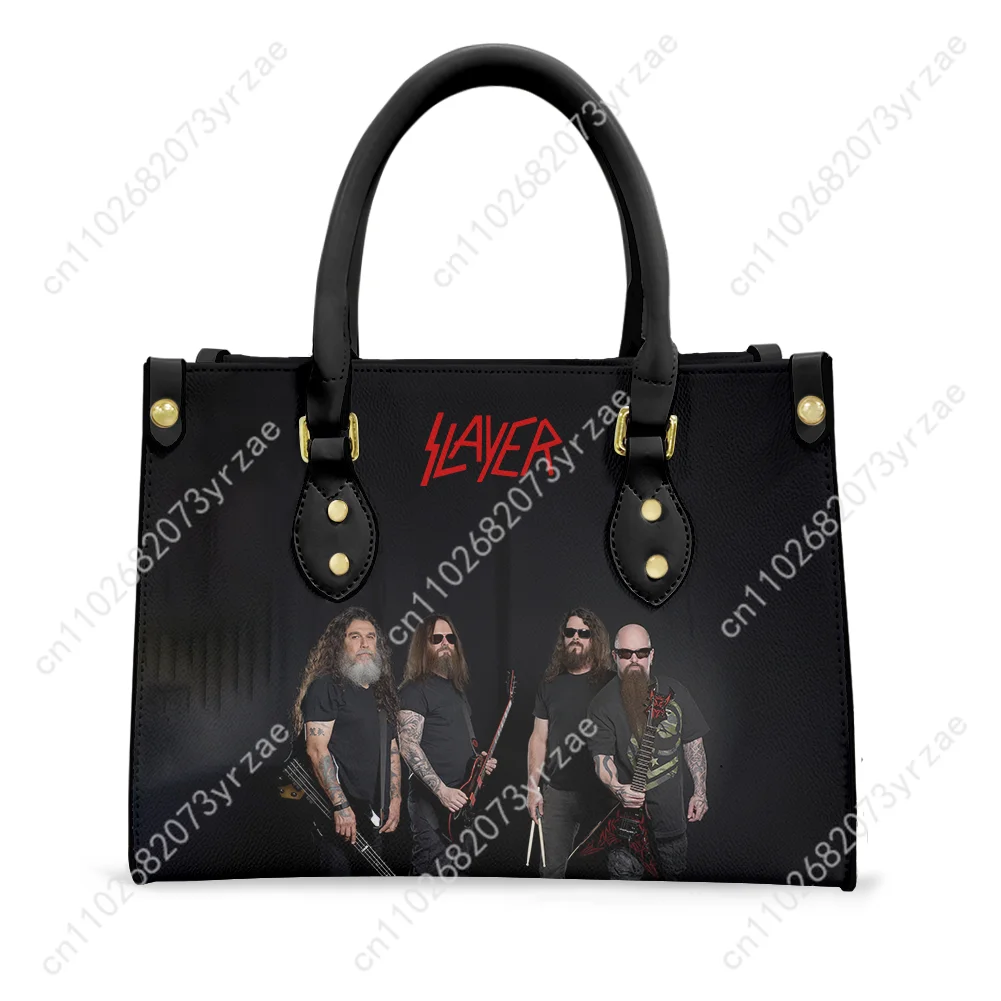 Slayer Handbag Womens Mens Personalized Tote Bag Fashion Shoulder Bag Business Commuter Leather Purse Custom Made Grocery Bags