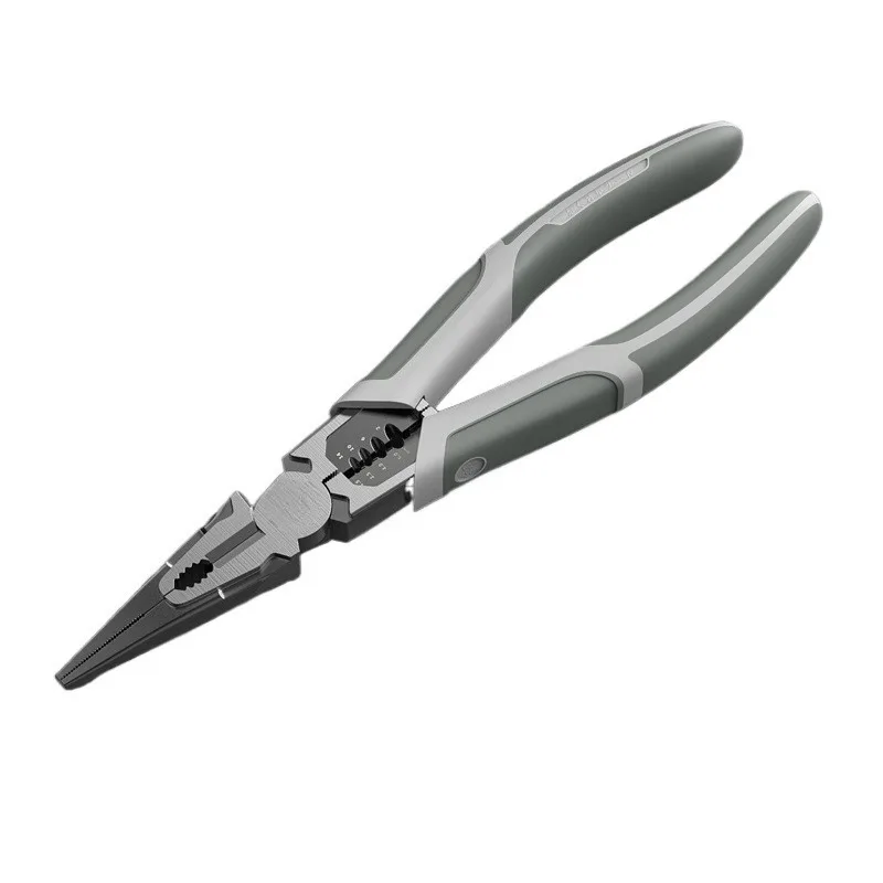 

Электрические плоскогубцы-длинногубцы 8 дюймов, многофункциональные кусачки для проводов, комбинированный инструмент для зачистки проводов для дома