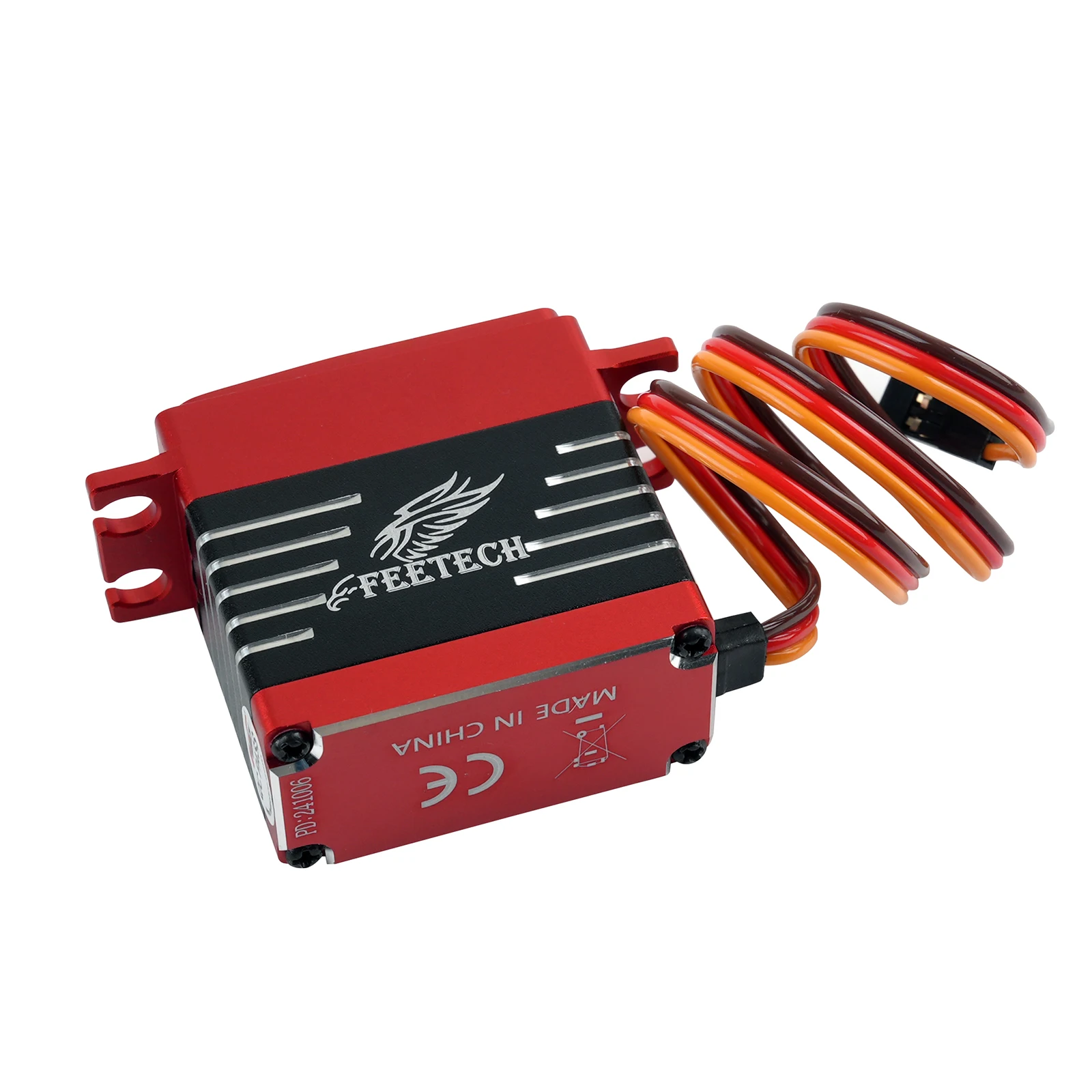 FT5835M 35KG Digital Servo 7.4V - High Torque Waterproof Coreless Motor, 180° Metal Gear w/25T Arm for RC Car/Boat/Robot