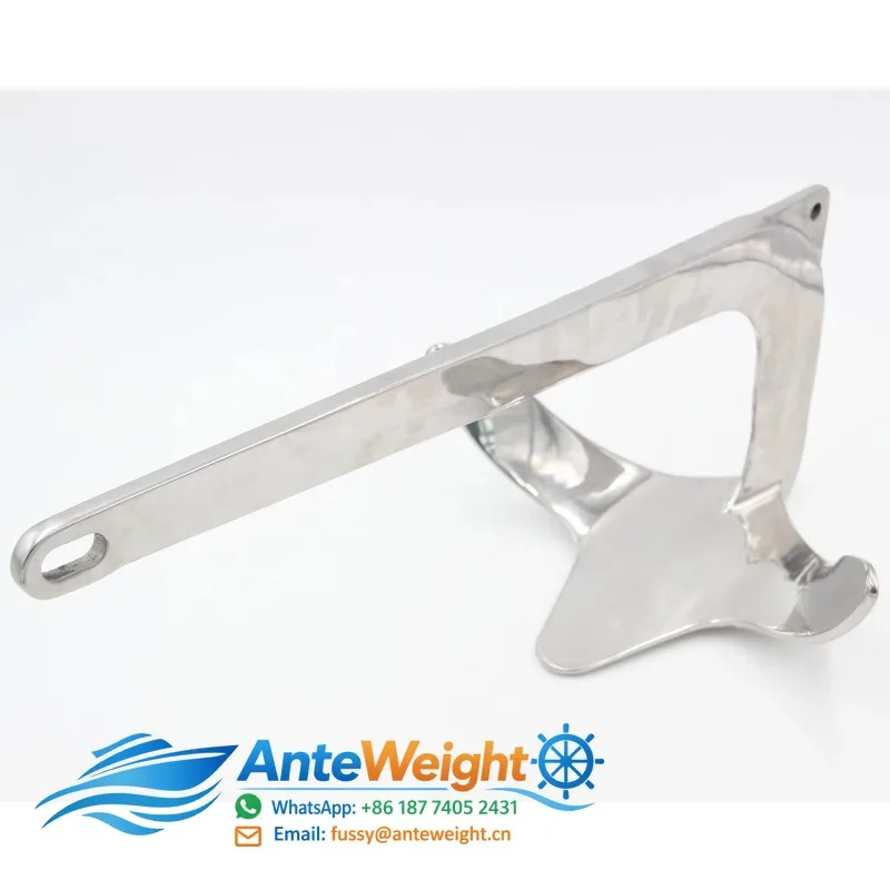 Stainless Steel 316 Mirror Polished Bruce/Claw/Marine Anchor Model 7.5KG