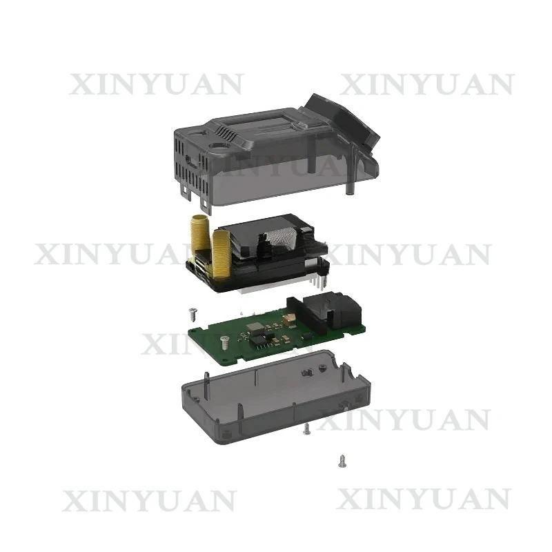 FPV Receiver, 4.9G-7.5G Multi-band Video RX Equipped with Screen and Compatible with FPV Goggles