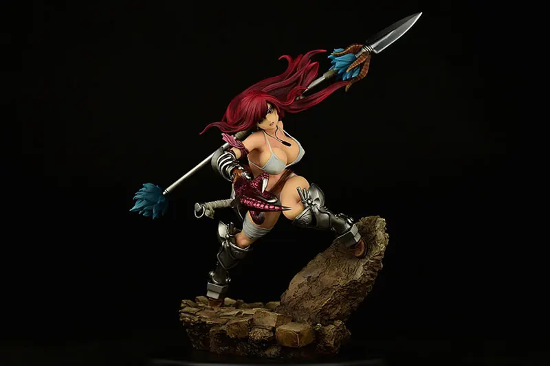 100% Original:FAIRY TAIL Erza Scarlet knight Ver.31.5cm PVC Action Figure Anime Figure Model Toys Figure Collection Doll Gift