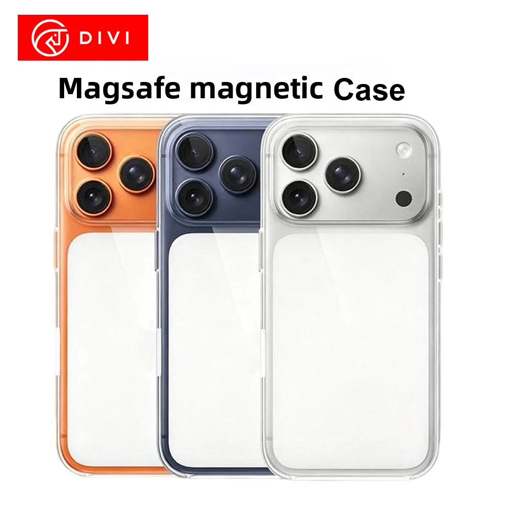DIVI Magnetic Case for iPhone 17 Pro Max Case Shockproof Cover for iPhone 17 Pro Max Plus 17pro Macs