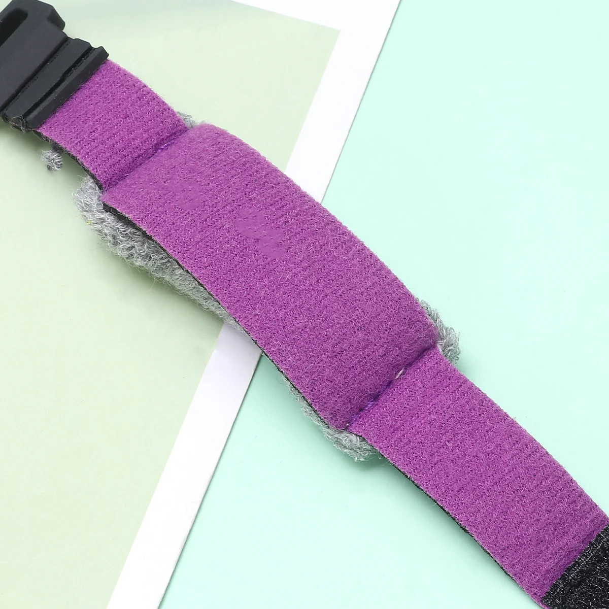 

Durable Electric Bass Belt Guitar String Stuffed Sound Belt Soft Cotton Material Easy Use Music Lovers Purple Guitar String