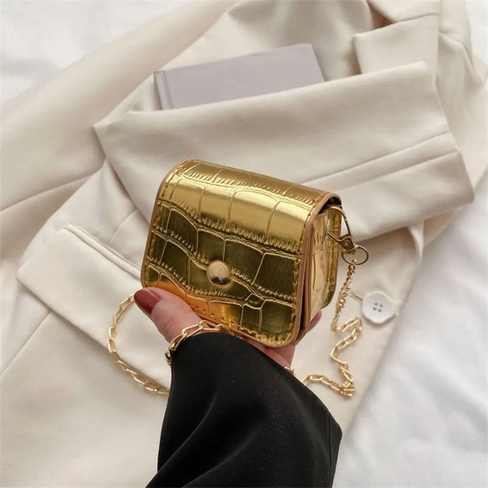 

Cute Mini Crossbody Bags Simplicity PU Shoulder Bag Versatile Chain Handbag Women