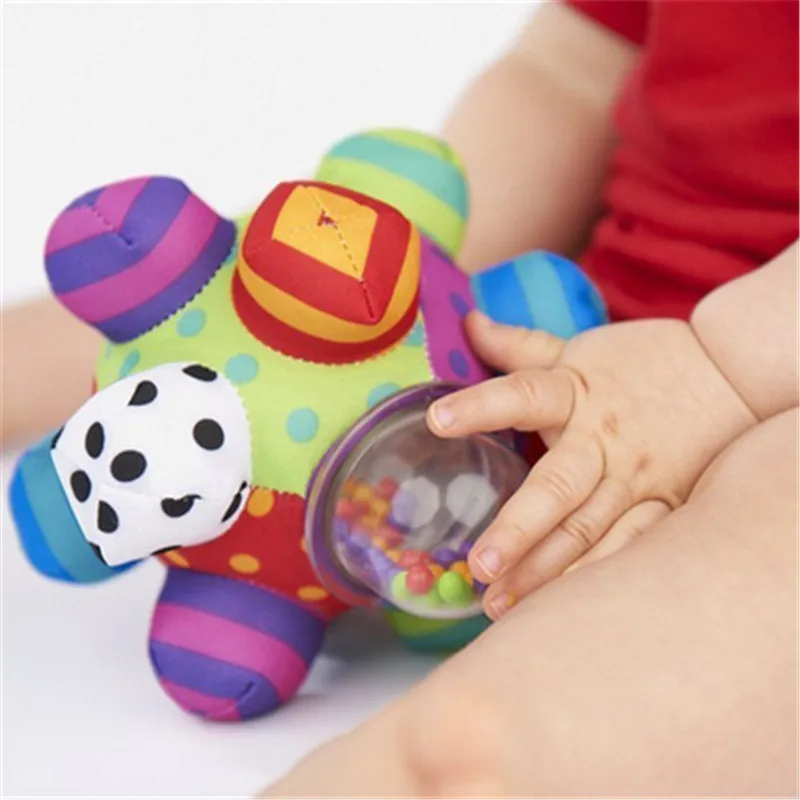 Baby Toy 0 12 Months Baby Ball Rattle Sensory Toy for Baby Infant 1 2 3 Ages Soft Grasping Hand Bell Development Toy for Newborn