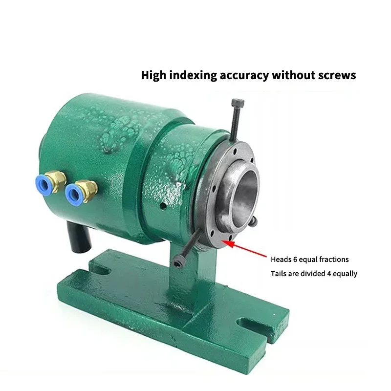 Горизонтальный пневматический зажим 20 #/25 # с индексирующим вращением, простой индексирующий сверлильный станок, быстрое крепление