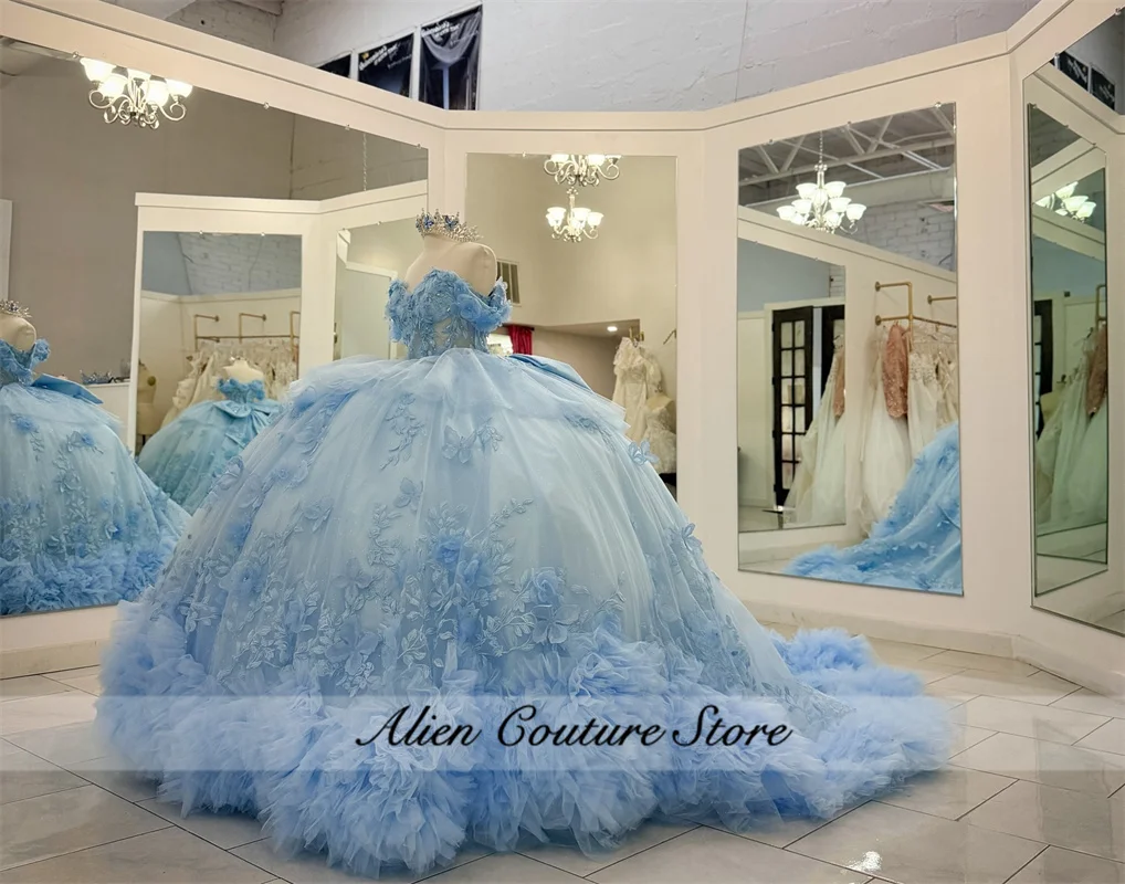 Blue Quinceanera Dr…