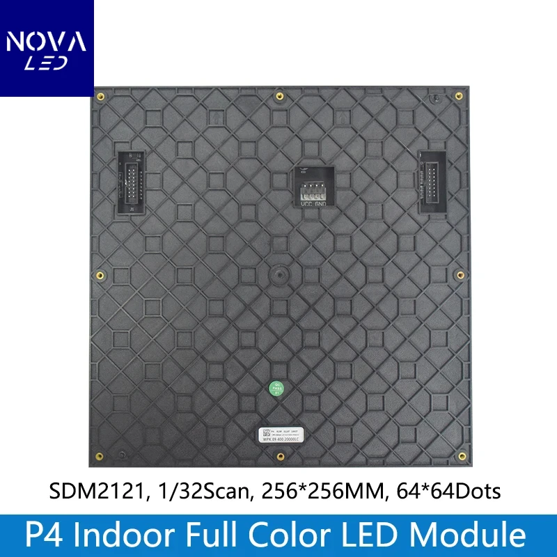 P4 Indoor LED Displays Module 64x64 Pixel LED video wall Full Color RGB P4 LED Screen Panels LED Matrix 256mm*256mm