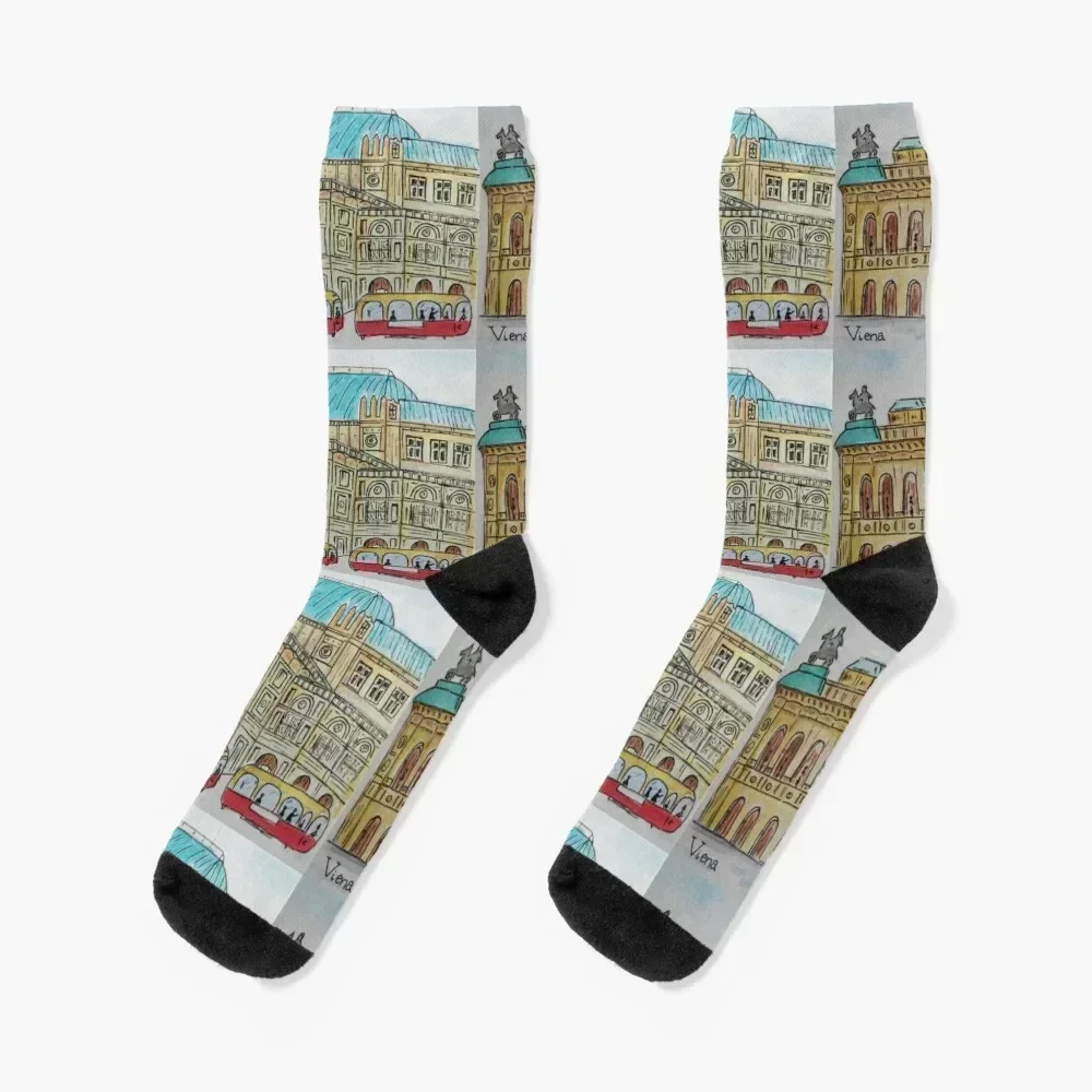 

Vienna opera house Socks sports stockings Running floor Thermal man winter Boy Child Socks Women's