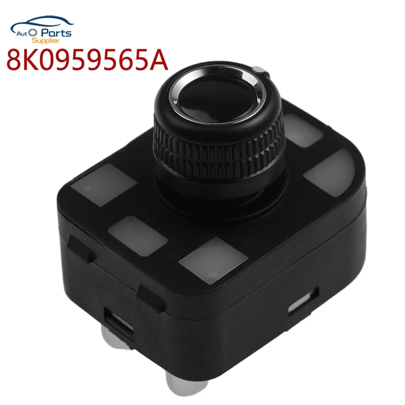 New 8K0959565A Electric Side View Mirror Control Knob Switch Button for Audi A5 2008-2017 8RD959565