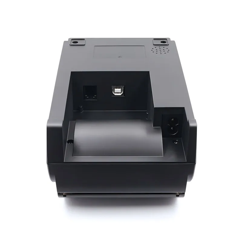 Impresora térmica de recibos de 58 mm con puerto USB + LAN Resolución de 203 DPI Cortador de papel automático de impresión rápida HD para caja registradora