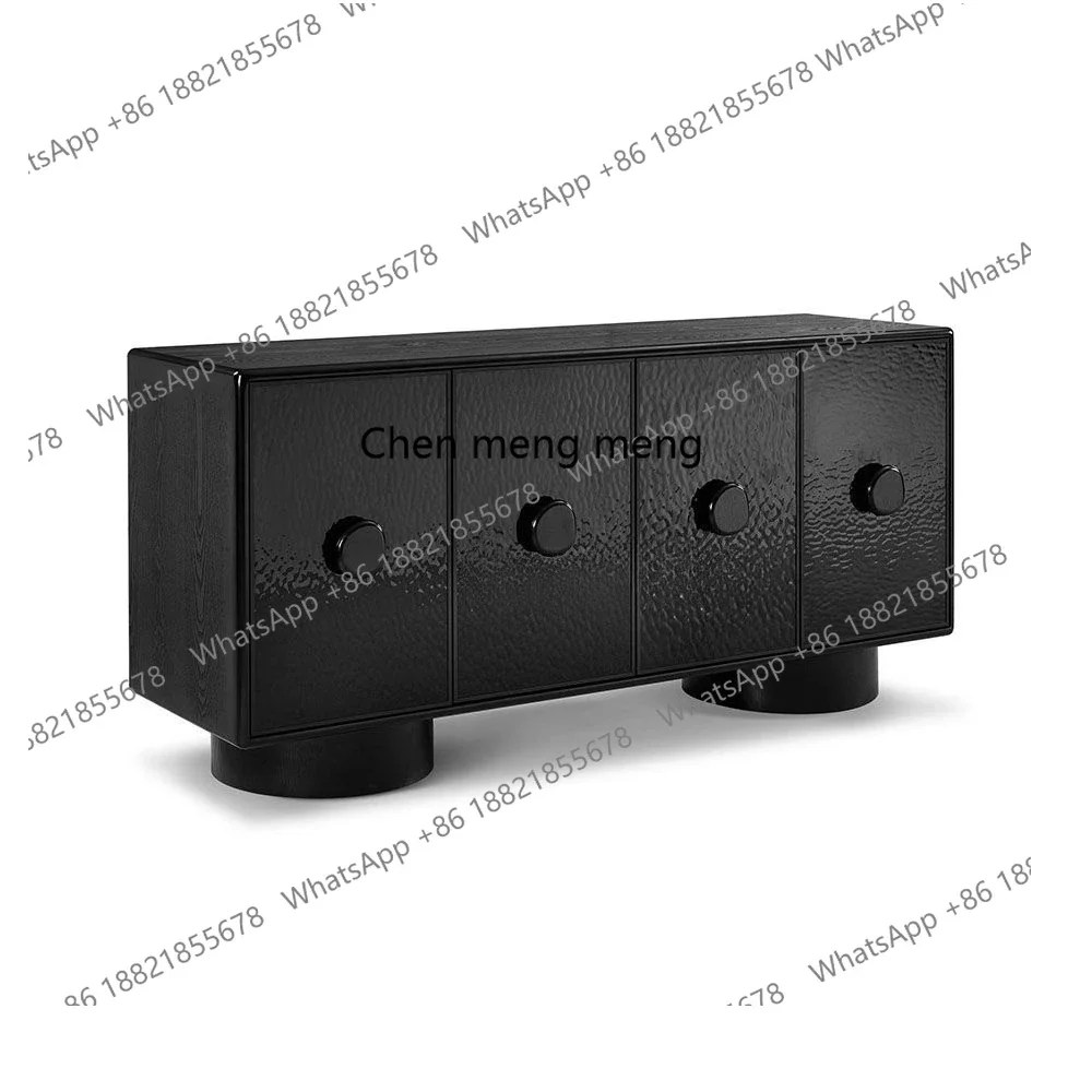 

X Side cabinet, minimalist, modern light luxury storage model room, soft entrance cabinet