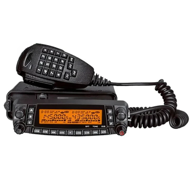 TH-9800 Plus Walkie Talkie 50W Car Mobile Radio Station Quad Band 29/50/144/430MHz Dual Display Long