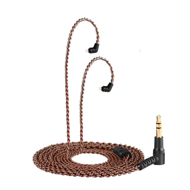 كابل ترقية مطلي بالفضة 0.78 مللي متر 2 دبوس لـ Weston W4r TFZ 1964 Um3x Es3 Es5 ue كابل بديل لسماعة الأذن لهاتف IPhone