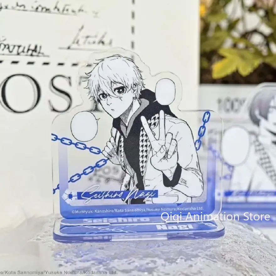 Figura de Anime Nagi Seishiro Mikage Reo, soporte acrílico, modelo de decoración de escritorio, colección de accesorios de cumpleaños, regalos para seguidores