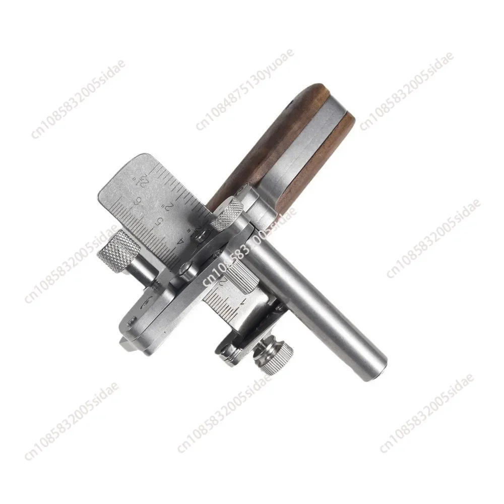 Belt Cutter Manual DIY Leather Cutting Roller 10-60MM Adjustable Leather Process Cutting Tool Metric English Dual Scale