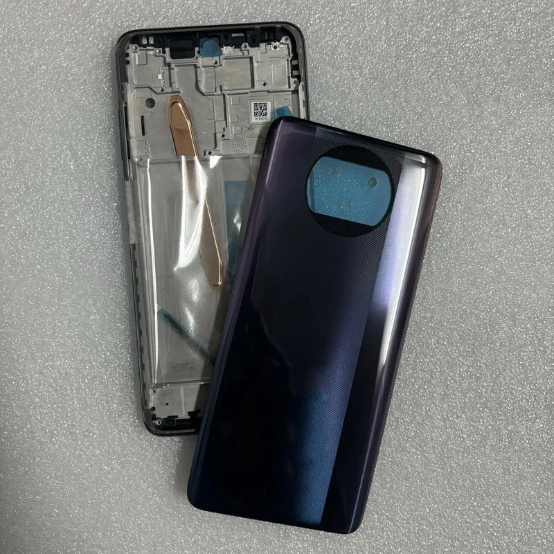 

Полный корпус для Xiaomi Poco X3 Pro M2102J20SG, средняя крышка рамы, задняя крышка аккумулятора, задняя крышка, запасные части