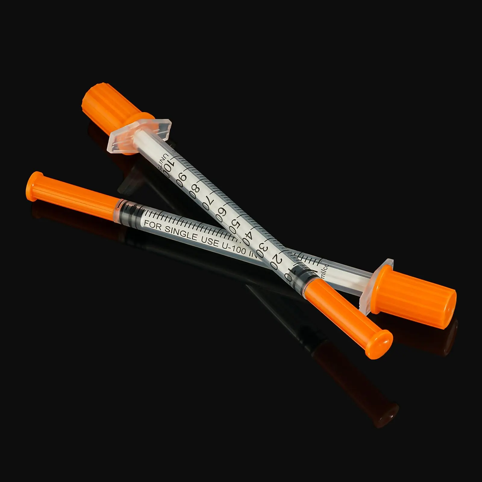 0,3/0,5/1ML Einweg-Sterile Insulinspritzen mit Nadeln für Hypodermische Injektion Veterinärgebrauch – Detail 1