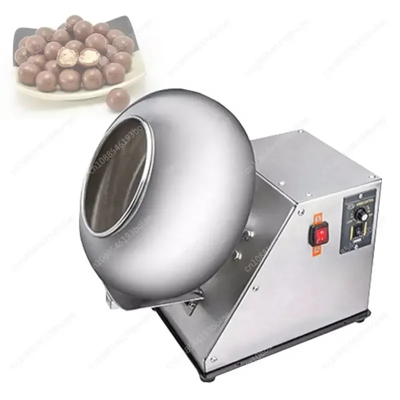 110/220V Peanut Sugar Coating Machine Stainless Steel Chocolate Coating Machine Pill Film Coating Polishing Machine Electric