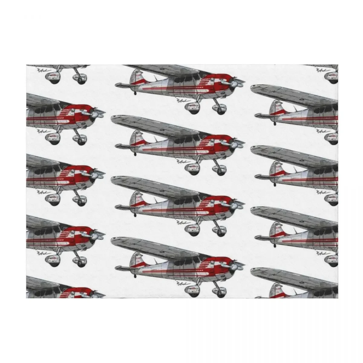 

Cessna 195 Throw Blanket heavy to sleep Custom Thermals For Travel blankets ands Blankets