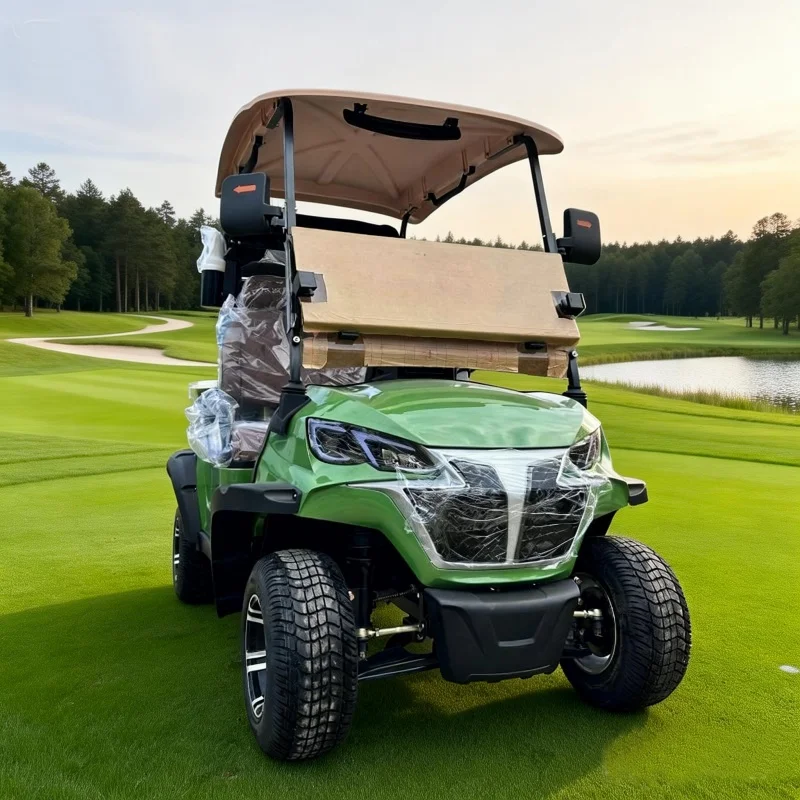 

CE Approved Factory Price Electric Golf Carts 4 Person Green New Energy Electric Golf Car 5KW 4 Seater Golf Cart