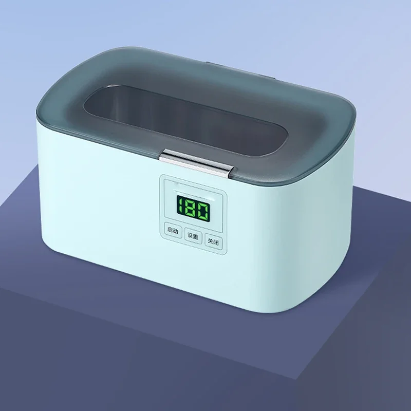 آلة التنظيف بالموجات فوق الصوتية، غسالة النظارات، علبة الأسنان، المجوهرات، منظف الساعات، منظف العدسات اللاصقة