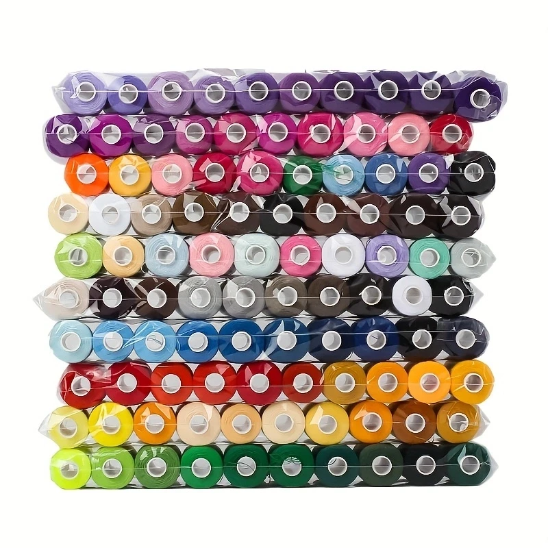 100 colori/set macchina da cucire fai da te per uso domestico filo per cucire a mano filo per cucire 402 filo per cucire 400 yarde poliestere