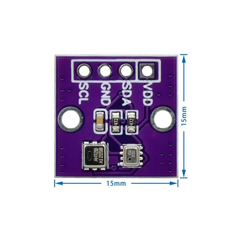 Temperatura Digital Umidade Sensor de Pressão do Ar, AHT20 + BMP280, Módulo de Pressão do Ar, Alta Precisão, 1 5 10Pcs