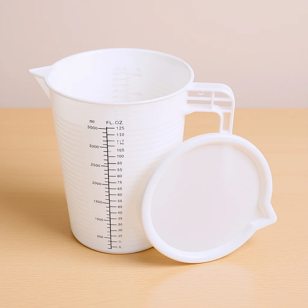 

3500Ml Oil Measuring Cup Plastic Large Capacity Graduated Container For Automotive Motor Oil Transmission Tea