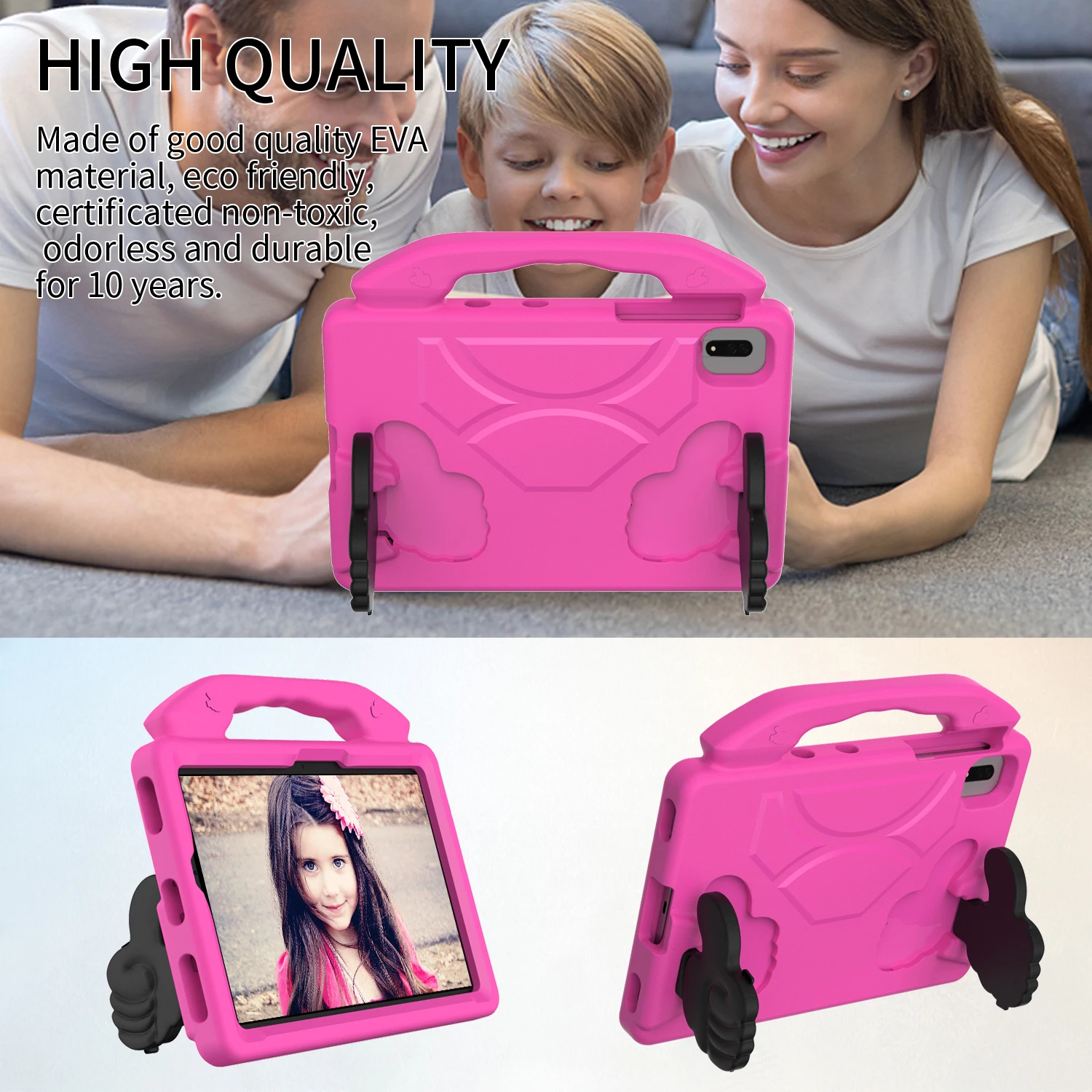 Kids EVA Stand Case For Lenovo Tab M11 P11 Pro M9 TB-310FU M10 plus 3rd Gen TB128FU M10 3rd Gen TB328FU TB328XU 10.1 X306F Cover