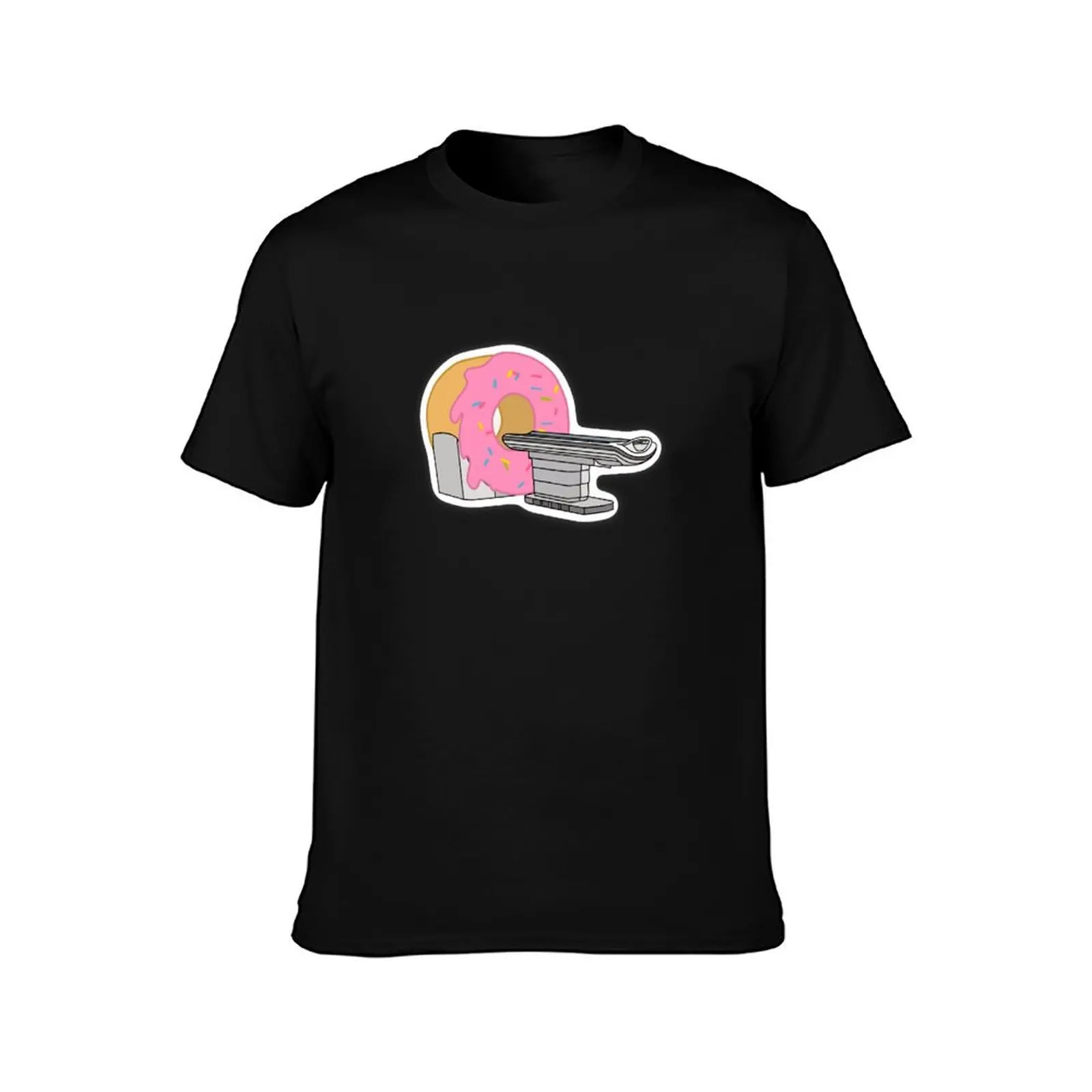 Cat Scan Donut of Truth T-Shirt Summer Casual Cotton Tee Oversized Streetwear Tops Vintage Graphic Print Unisex Men Women