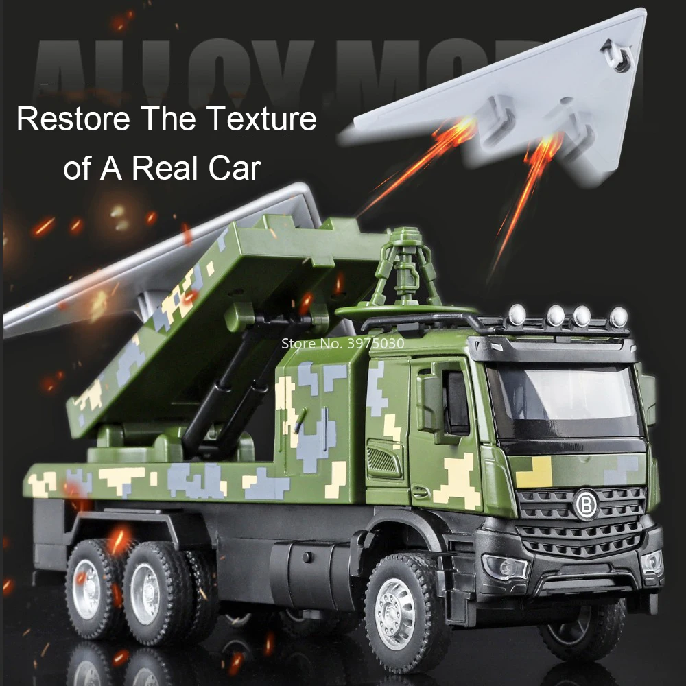 1:32 ATTACK-11 drone lançamento modelos de veículos carro brinquedo roda puxar para trás com som leve modelo militar em miniatura para meninos melhores presentes