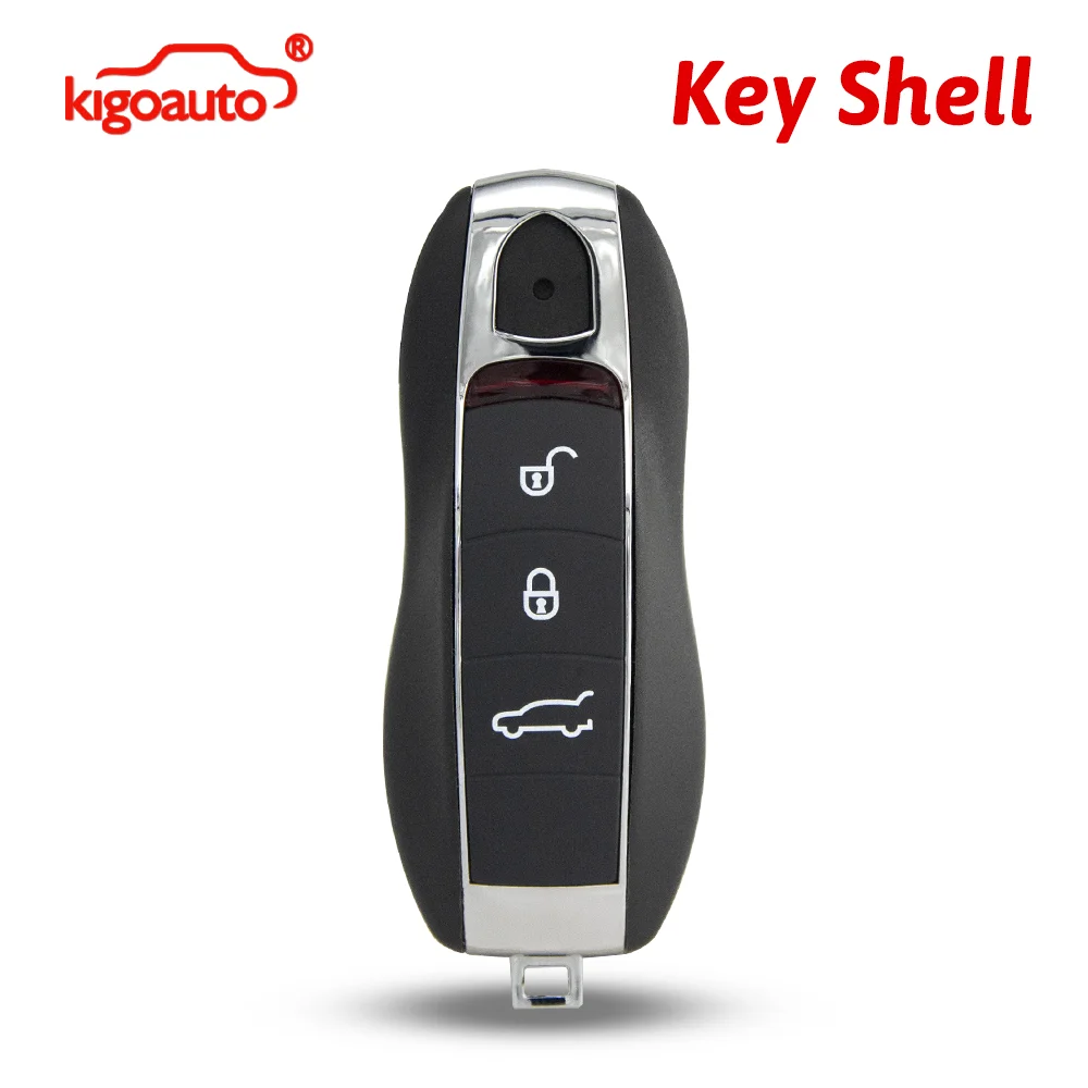 

kigoauto KR55WK50136 smart key shell 3 button for Porsche Panamera 2010-2015