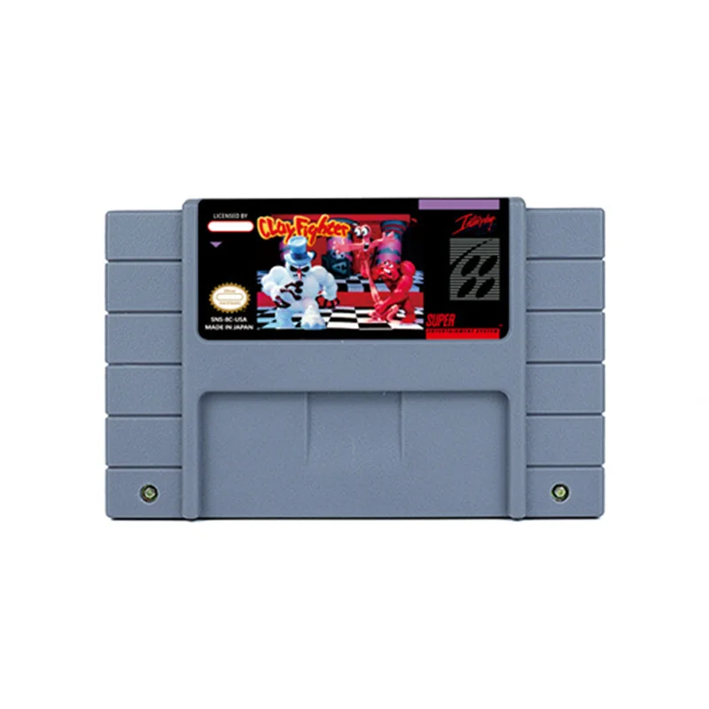 

Clay Fighter or Clay Fighter 2 Judgment Clay or Clay Fighter Tournament Edition Action Game for SNES 16 Bit Retro