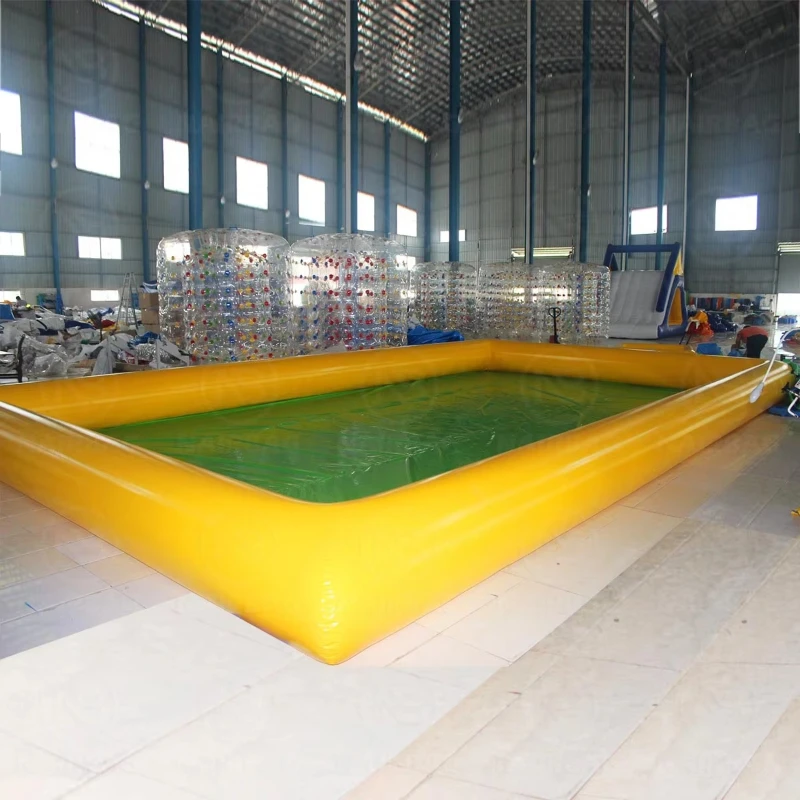 

Outdoor backyard inflatable swimming pool, large outdoor water play equipment, park for rent, kids and adult blowing pools