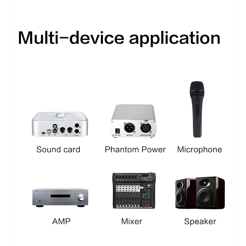 Microphone Cable XLR 3-Pin to Jack 6.5mm Mic Lead Aux Cord TRS 6.35 mm/6.5 mm Male to XLR Female Cord for Amplifier AMP