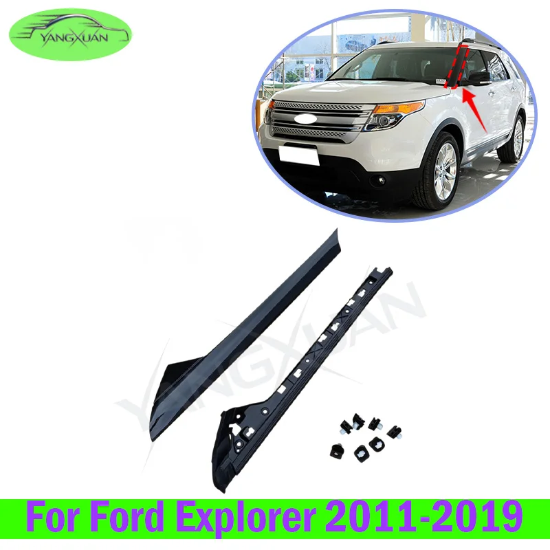 Front Windshield Trim Panel A-pillar Guard Plate For Ford Explorer 2011‑2019 Car A Pillar Exterior Trim Panel