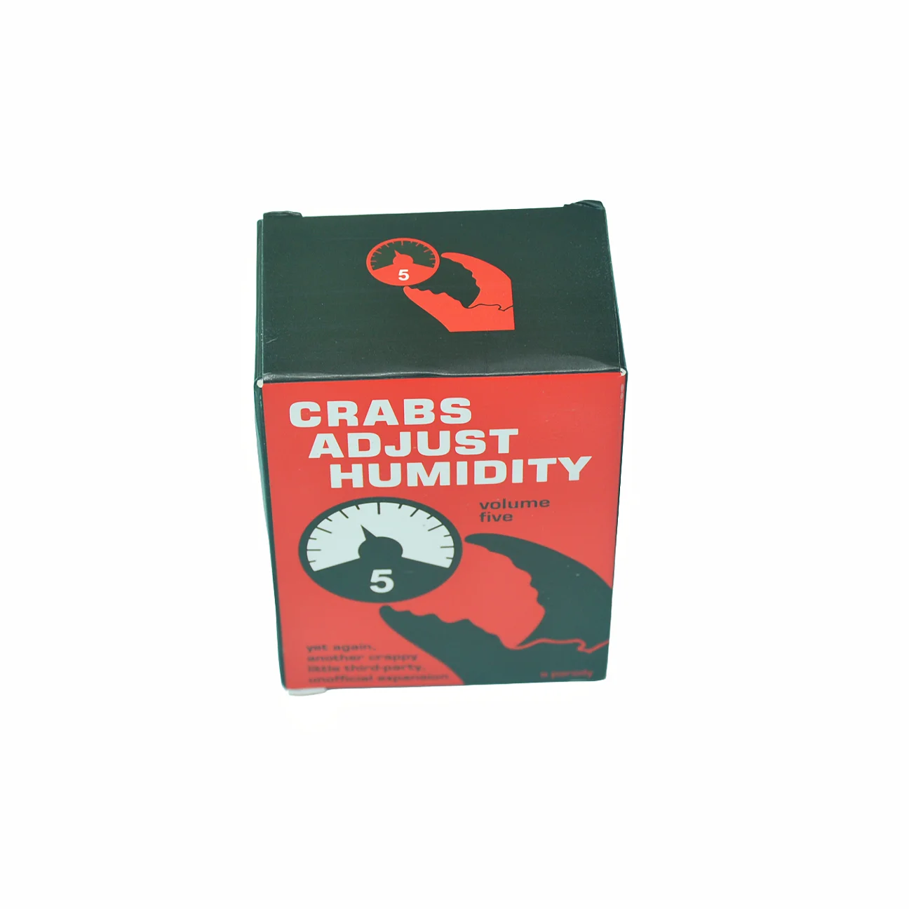 《Crabs Adjust Humidity》 English Version Card Game, Fun Trivia Game, Board Game, Interactive Tabletop Game, Contains 112 Cards, a Must-Have Gift for Parties, Suitable for Christmas, Halloween