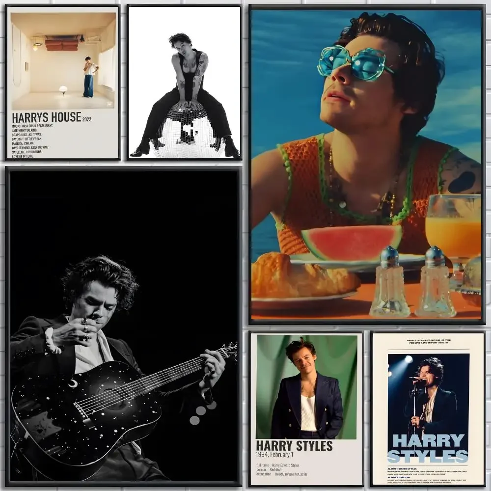 H-Harry Styles Poster High-definition posters, wall art for living room and home decor.
