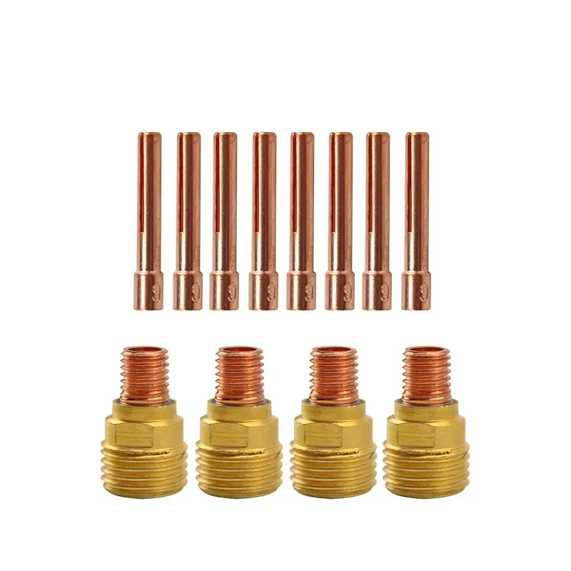 35pcs TIG Stubby Gas Lens #10 Pyrex Glass Cup Spares Kit Durable Practical Accessories For WP9 WP20 WP25 TIG Welding Torch - view 2