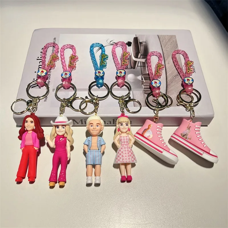 

Креативные 3D куклы Кена, брелки, подвеска, сумка, брелок, детские игрушки, шляпа Барби, рюкзак для девочек, декор, брелок, аксессуары, подарки для пары
