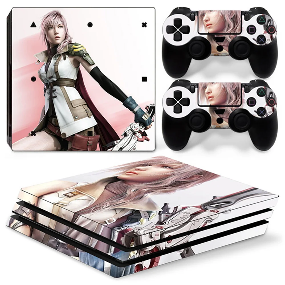 Final fantasy VII per PS4 Pro PVC Skin Vinyl Sticker decalcomania Cover Console controller adesivo protettivo per la pelle