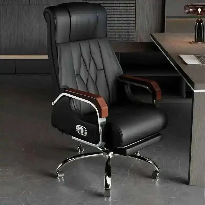 كرسي نهاية قابلية التهوية للكمبيوتر Muebles كرسي مكتب مريح مرن كرسي جلدي فاخر أثاث مكتبي عالي