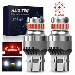 AUXITO 2X T20 7440 7443 1157 P21/5W LED Bulb P21W BA15S 1156 7506 BAY15D LED Brake Lights Reverse Lamp DRL Car Lights Red White